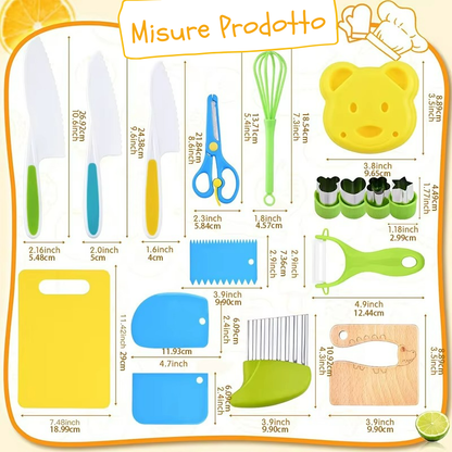 Set utensili da cucina - Montessori